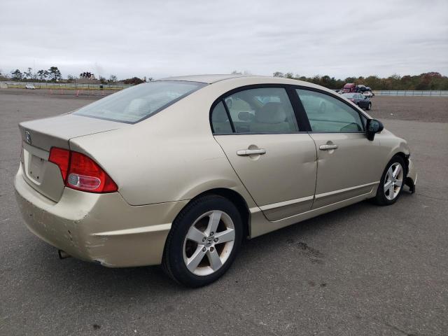 1HGFA16878L067569 - 2008 HONDA CIVIC EX GOLD photo 3