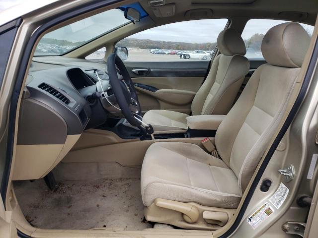 1HGFA16878L067569 - 2008 HONDA CIVIC EX GOLD photo 7