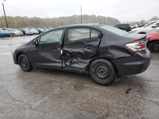 2HGFB2F52DH601674 - 2013 HONDA CIVIC LX BLACK photo 2