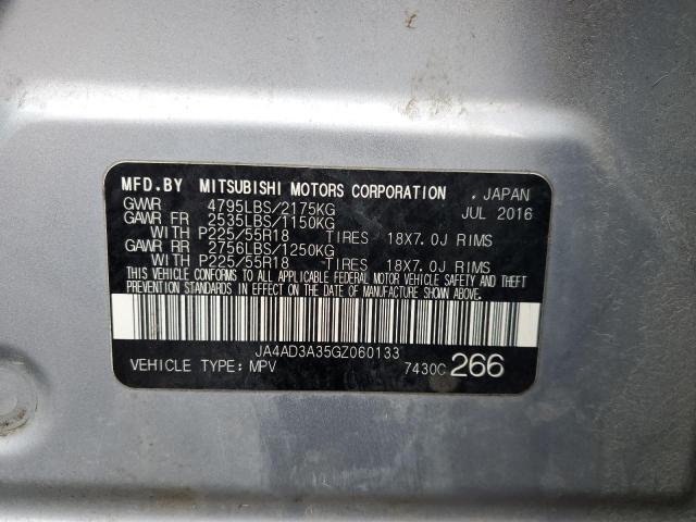JA4AD3A35GZ060133 - 2016 MITSUBISHI OUTLANDER SE 银色 照片 13