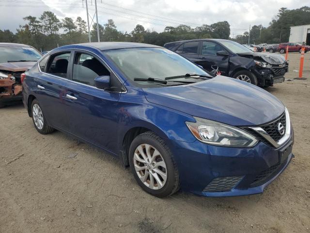 3N1AB7AP0KY259232 - 2019 NISSAN SENTRA S BLUE photo 4