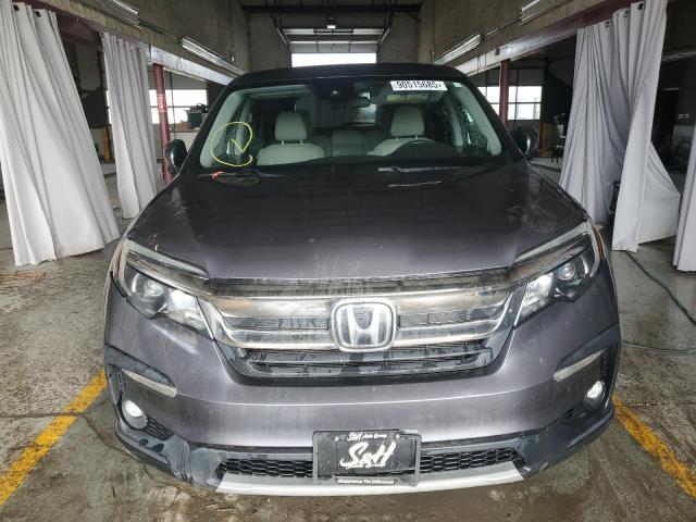 5FNYF6H34KB099347 - 2019 HONDA PILOT EX GRAY photo 5