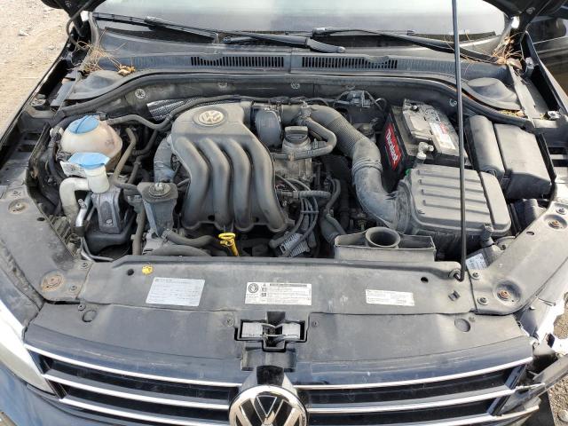 3VW2K7AJ7FM331874 - 2015 VOLKSWAGEN JETTA BASE BLACK photo 11