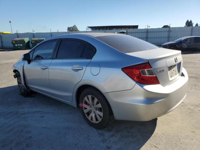 19XFB2F52CE342922 - 2012 HONDA CIVIC LX SILVER photo 2