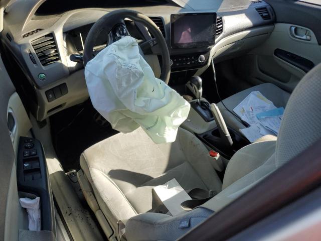 19XFB2F52CE342922 - 2012 HONDA CIVIC LX SILVER photo 8