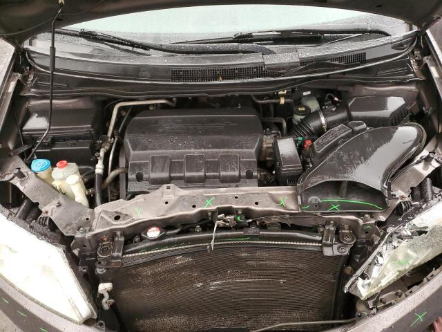 5FNRL5H69CB048395 - 2012 HONDA ODYSSEY EXL GRAY photo 12