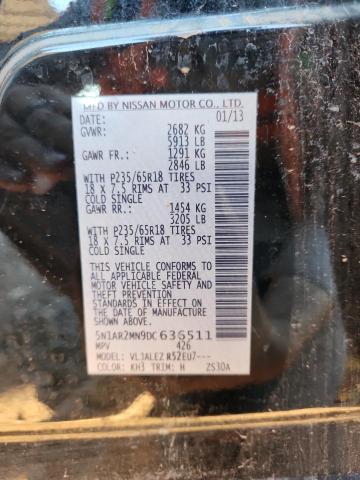 5N1AR2MN9DC636511 - 2013 NISSAN PATHFINDER S Qara foto 13