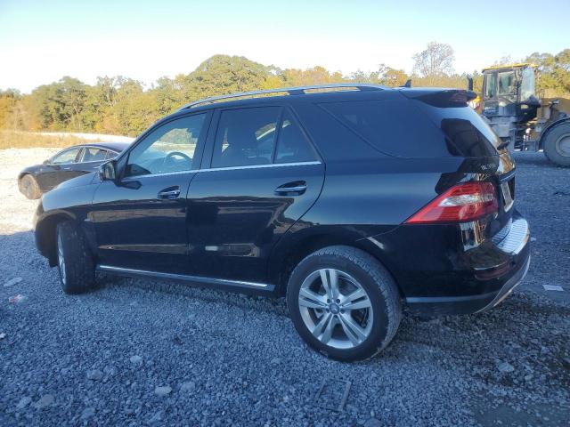 4JGDA5HB0CA082730 - 2012 MERCEDES-BENZ ML 350 4MATIC BLACK photo 2