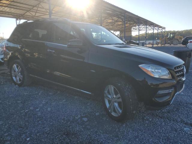 4JGDA5HB0CA082730 - 2012 MERCEDES-BENZ ML 350 4MATIC BLACK photo 4