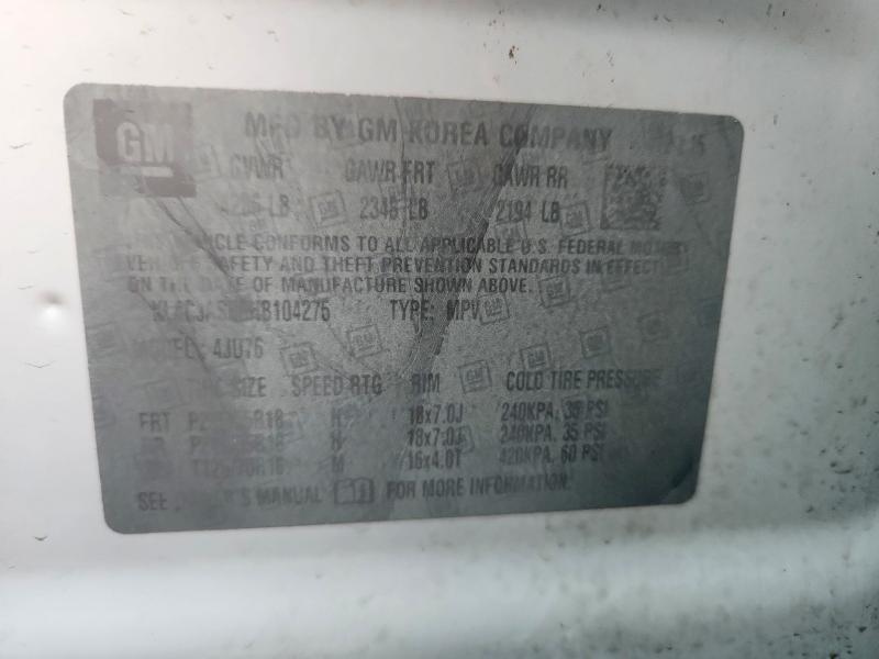 KL4CJASB8HB104275 - 2017 BUICK ENCORE PREFERRED WHITE photo 14