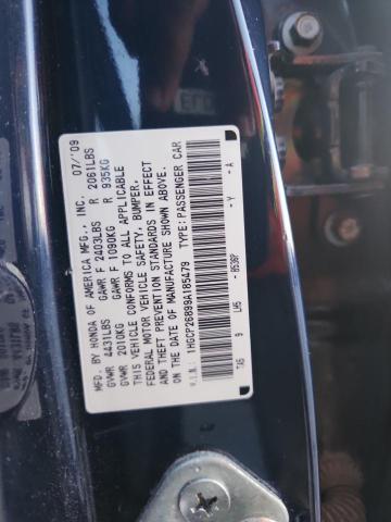 1HGCP26899A185479 - 2009 HONDA ACCORD EXL Blau Foto 13