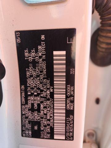 JTEBU5JR7D5141577 - 2013 TOYOTA 4RUNNER SR5 WHITE photo 13