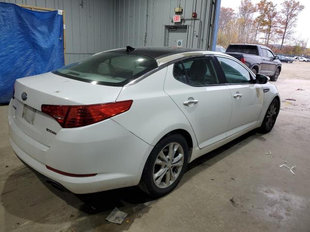5XXGN4A77DG218251 - 2013 KIA OPTIMA EX WHITE photo 3