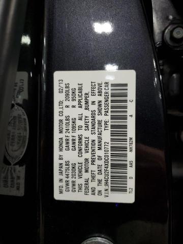 JH4CU2F4XDC010772 - 2013 ACURA TSX 石墨色 照片 12
