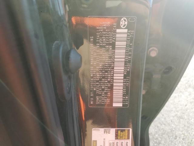 5YFEPMAE1NP354576 - 2022 TOYOTA COROLLA LE BLACK photo 13