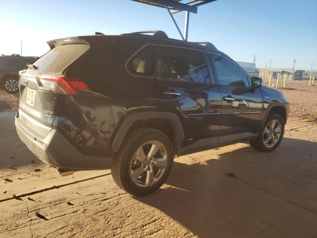 4T3DWRFV4LU009243 - 2020 TOYOTA RAV4 LIMITED BLUE photo 3