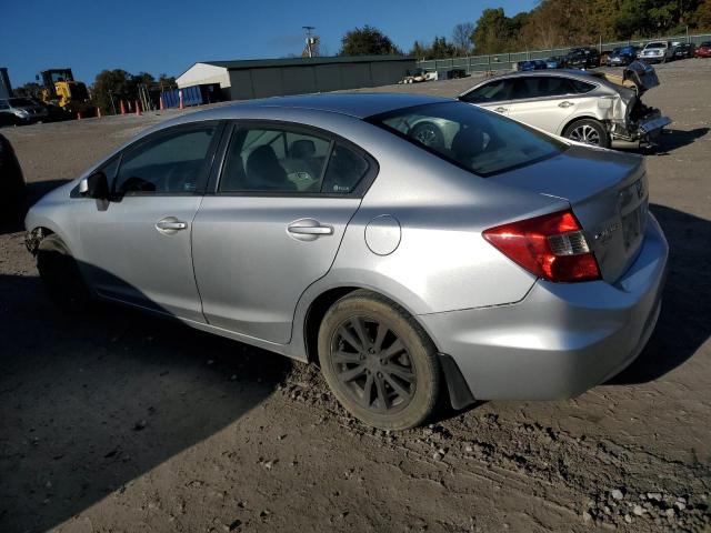 2HGFB2F80CH317193 - 2012 HONDA CIVIC EX SILVER photo 2