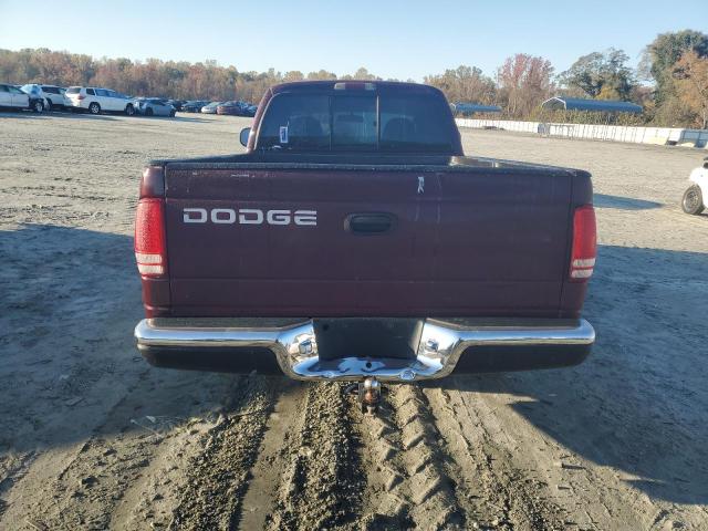 1B7GL22X9YS632989 - 2000 DODGE DAKOTA MAROON photo 6