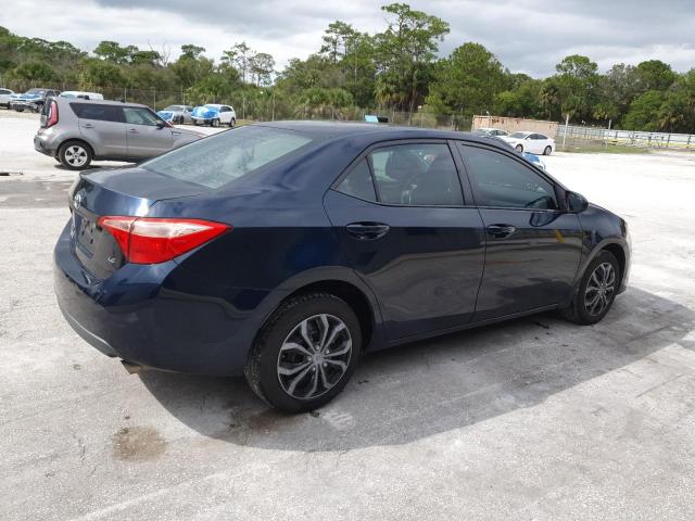 5YFBURHE1JP837364 - 2018 TOYOTA COROLLA L BLUE photo 3