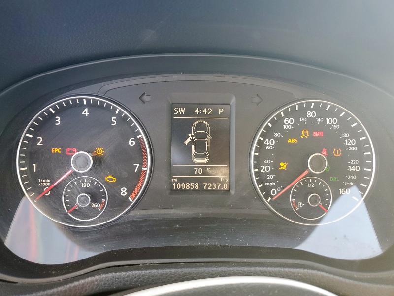 1VWBH7A37DC063925 - 2013 VOLKSWAGEN PASSAT SE Negro foto 9