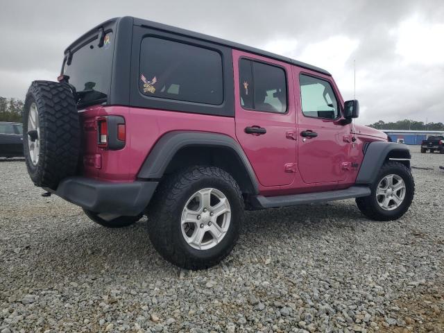1C4HJXDG8NW156856 - 2022 JEEP WRANGLER U SPORT Różowy zdjęcie 3