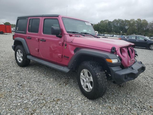 1C4HJXDG8NW156856 - 2022 JEEP WRANGLER U SPORT Różowy zdjęcie 4