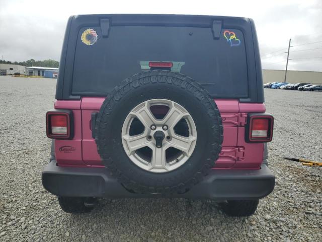 1C4HJXDG8NW156856 - 2022 JEEP WRANGLER U SPORT Różowy zdjęcie 6