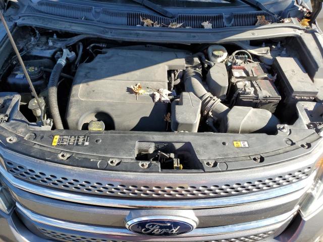 1FM5K8F86DGB88057 - 2013 FORD EXPLORER LIMITED GRAY photo 12