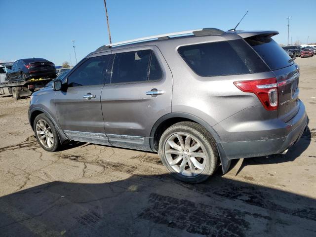 1FM5K8F86DGB88057 - 2013 FORD EXPLORER LIMITED GRAY photo 2