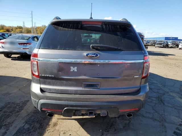 1FM5K8F86DGB88057 - 2013 FORD EXPLORER LIMITED GRAY photo 6