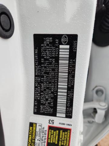 4T1DAACK6SU596031 - 2025 TOYOTA CAMRY XSE 白色 照片 12