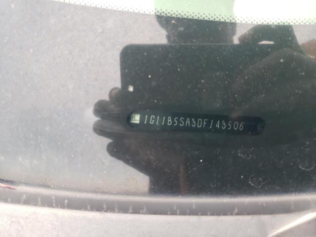 1G11B5SA3DF143506 - 2013 CHEVROLET MALIBU LS შავი ფოტო 12