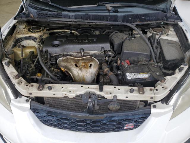 2T1KE40E79C002070 - 2009 TOYOTA COROLLA MA S WHITE photo 11