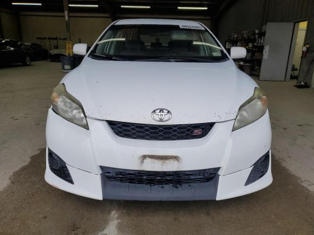 2T1KE40E79C002070 - 2009 TOYOTA COROLLA MA S WHITE photo 5