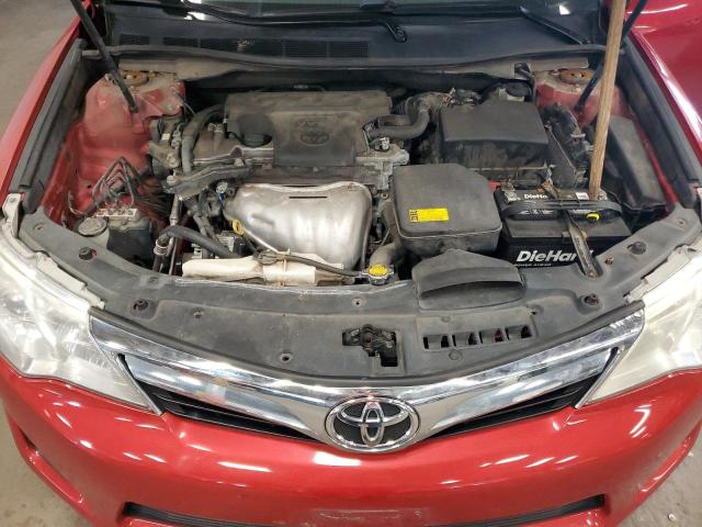 4T4BF1FK4DR329421 - 2013 TOYOTA CAMRY L أحمر صورة 11