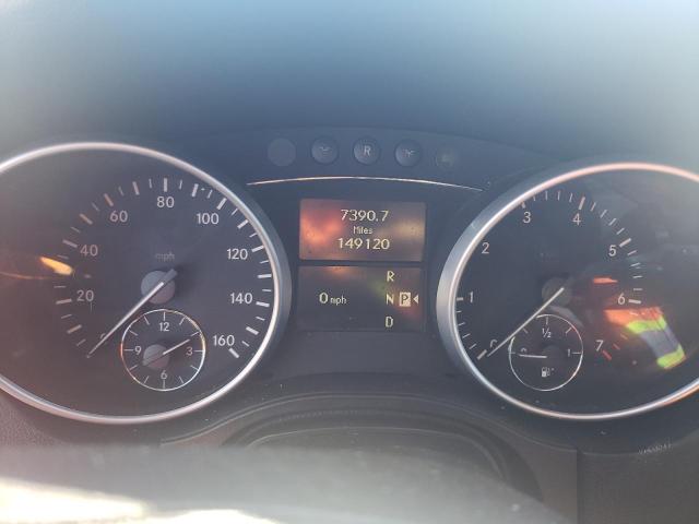 4JGBB8GB4AA601962 - 2010 MERCEDES-BENZ ML 350 4MATIC BLACK photo 9