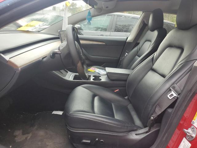 5YJ3E1EA5NF291173 - 2022 TESLA MODEL 3 RED photo 7
