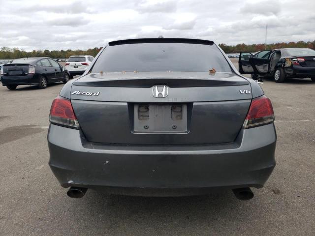 1HGCP36868A042834 - 2008 HONDA ACCORD EXL GRAY photo 6