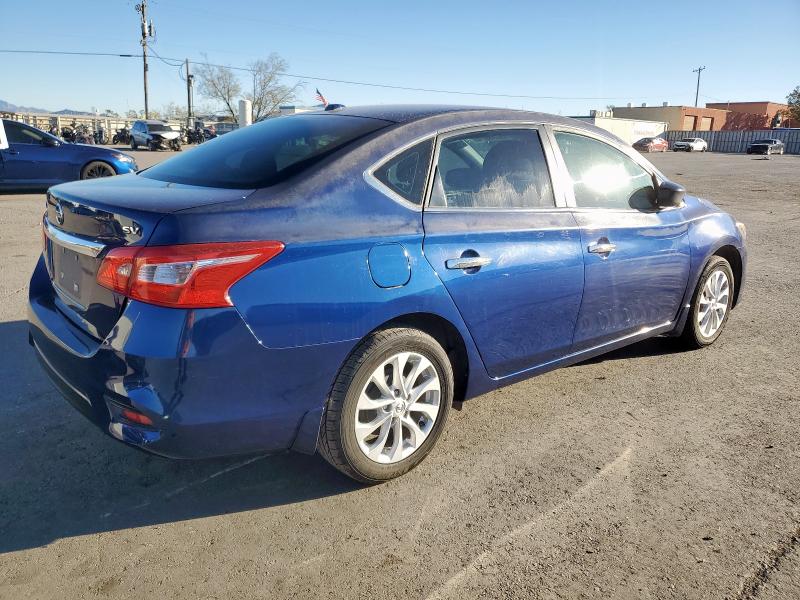 3N1AB7AP8KL612152 - 2019 NISSAN SENTRA S ლურჯი ფოტო 3