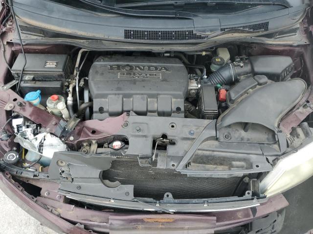 5FNRL5H64DB067129 - 2013 HONDA ODYSSEY EXL MAROON photo 12