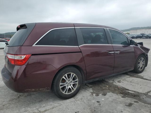 5FNRL5H64DB067129 - 2013 HONDA ODYSSEY EXL MAROON photo 3