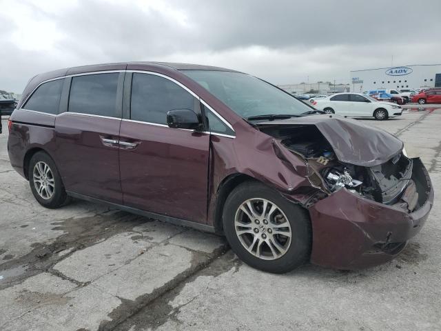 5FNRL5H64DB067129 - 2013 HONDA ODYSSEY EXL MAROON photo 4