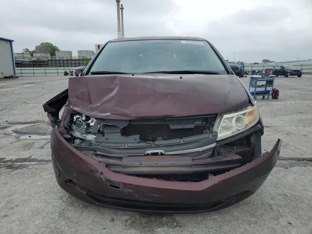 5FNRL5H64DB067129 - 2013 HONDA ODYSSEY EXL MAROON photo 5