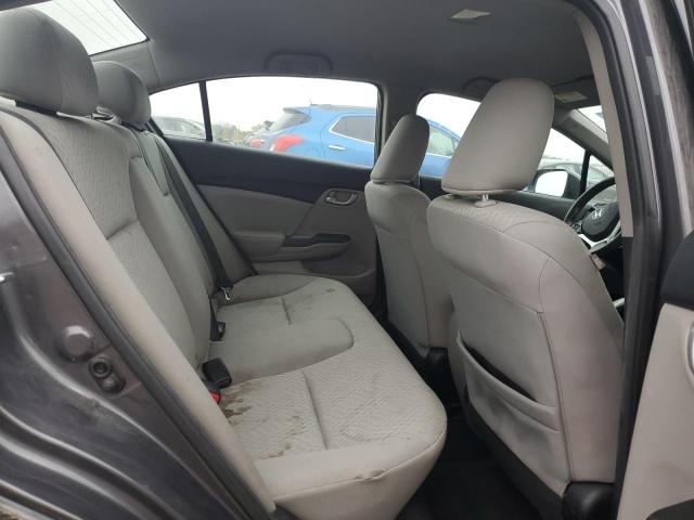 19XFB2F5XFE065120 - 2015 HONDA CIVIC LX GRAY photo 10