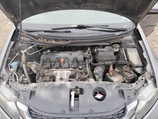 19XFB2F5XFE065120 - 2015 HONDA CIVIC LX GRAY photo 11