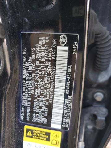 4T4BF1FK6GR522626 - 2016 TOYOTA CAMRY LE BLACK photo 12