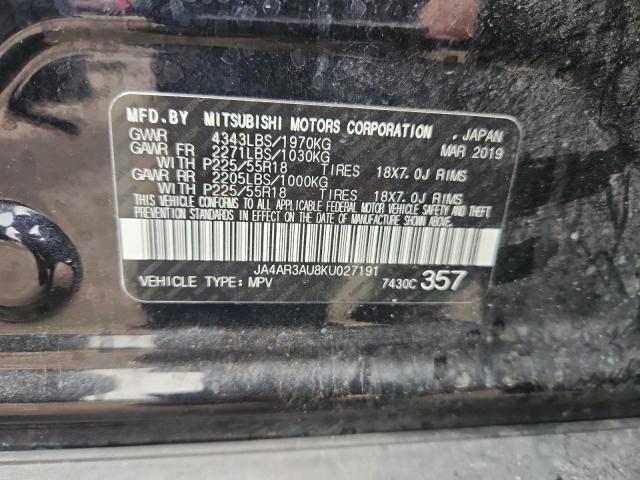 JA4AR3AU8KU027191 - 2019 MITSUBISHI OUTLANDER ES 黑色 照片 12