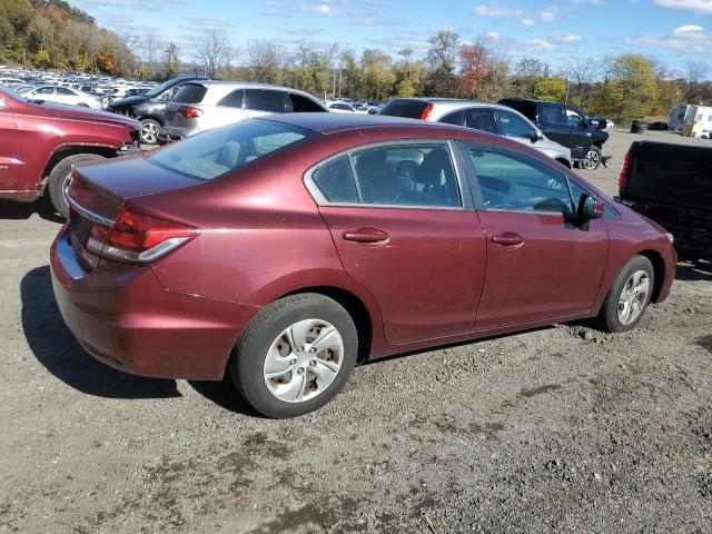 2HGFB2F51DH576931 - 2013 HONDA CIVIC LX Tünd qırmızı foto 3