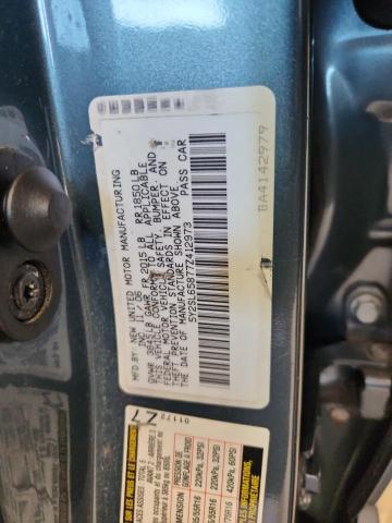 5Y2SL65877Z412973 - 2007 PONTIAC VIBE ნაცრისფერი ფოტო 13