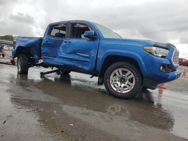 3TMAZ5CN8HM027390 - 2017 TOYOTA TACOMA DOUBLE CAB BLUE photo 4